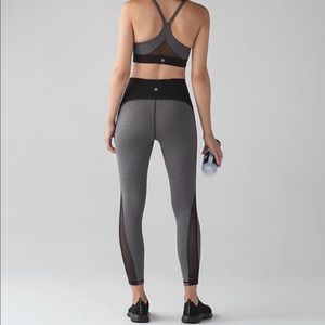 Lululemon Train Times 7/8, Heathered Grey/Black
